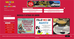 Desktop Screenshot of musicadelrecuerdo.org