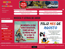 Tablet Screenshot of musicadelrecuerdo.org